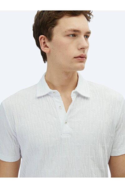 Kip Μπλουζάκι με λευκό σχέδιο πόλο 100% βαμβάκι
