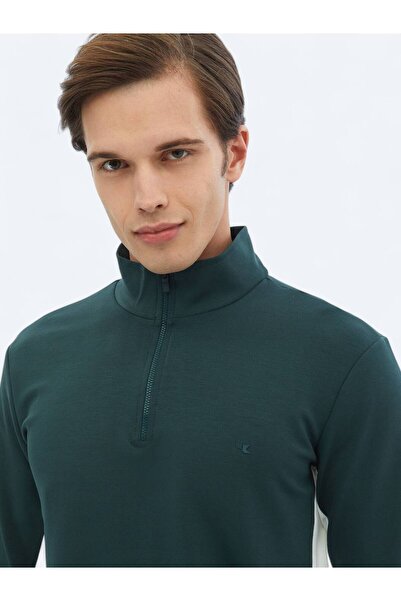 Kip Φούτερ με πράσινο γιακά