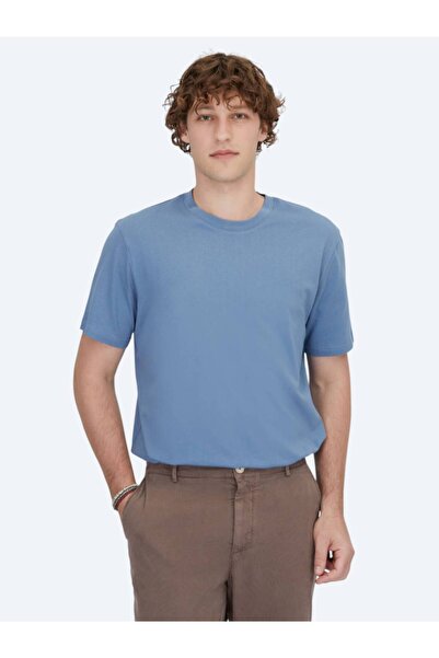 Kip Μπλουζάκι Indigo Crew Neck 100% βαμβάκι