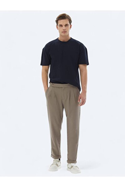 Kip Μπλουζάκι με λαιμόκοψη 100% βαμβακερό Navy Blue