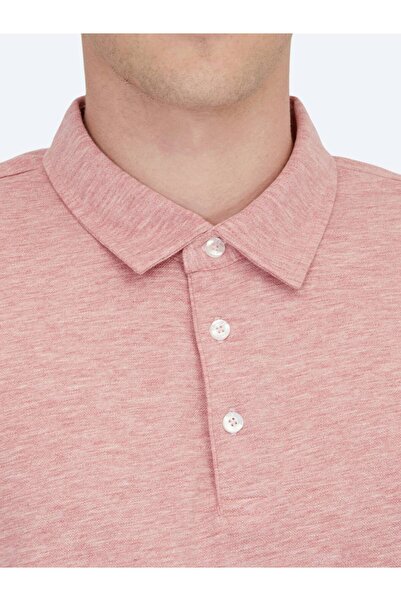 Kip Κόκκινο μπλουζάκι με γιακά Polo από βαμβακερό μείγμα