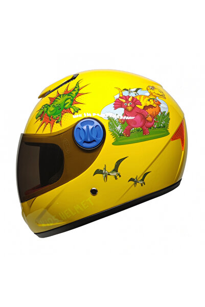 MTS -sy118 Çocuk Kask Dino Yellow