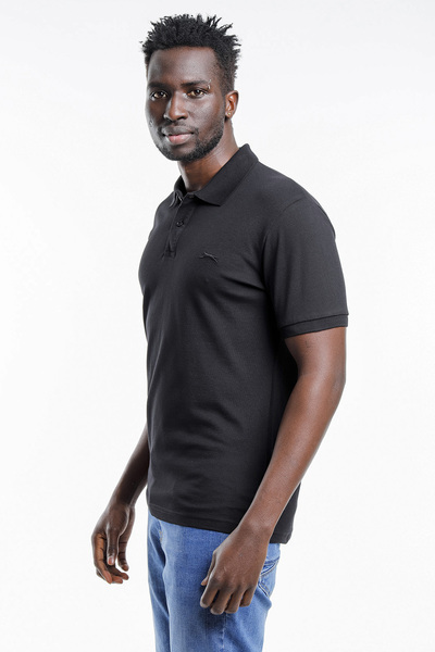 Slazenger Ανδρικό μπλουζάκι Polo Neck - Salvator Black St11te081