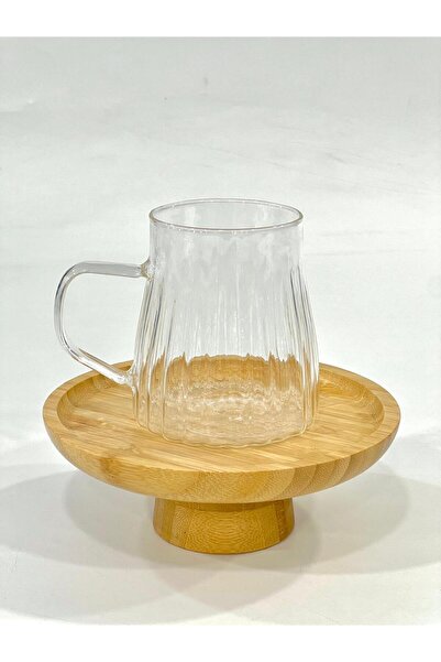 isra kristal Glass Mug with Handle - Coffee, Tea and Soft Drink Cup