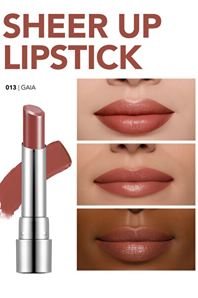 Flormar Nemlendirici Parlak Ruj- Sheer Up Lipstick - 013 Gaia - 8682536012119
