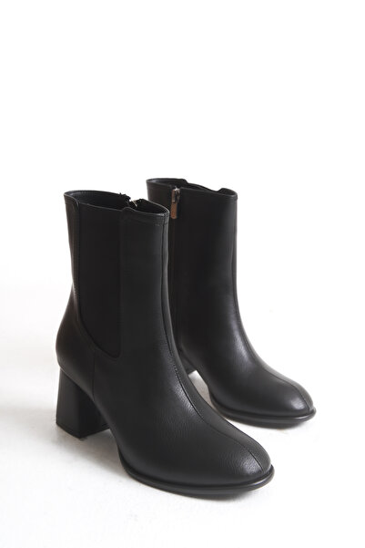 Solo Bag Жіночі чорні черевики на підборах із застібкою-блискавкою для щоденного носіння, зручна форма, новий сезон