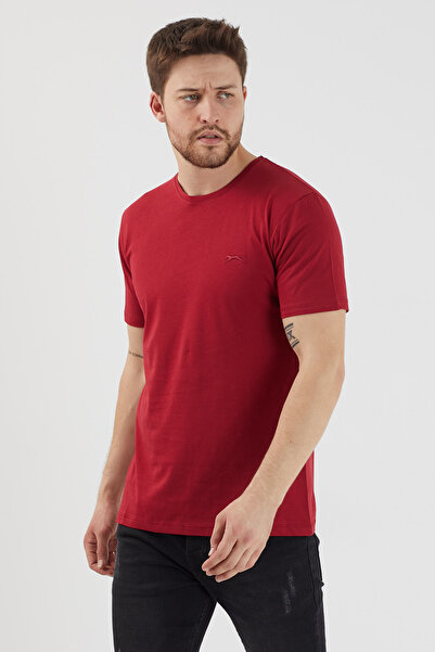 Slazenger Ανδρικό T-shirt Sander Claret Red St11te083