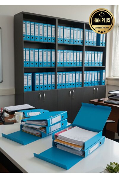 HAN PLUS Archive and Project Box 29X36X15 cm - Blue 25 Pieces