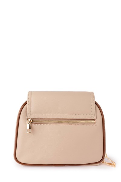 Gondol Жіноча двосекційна стильна сумка на щодень. 1406 Візон Таба