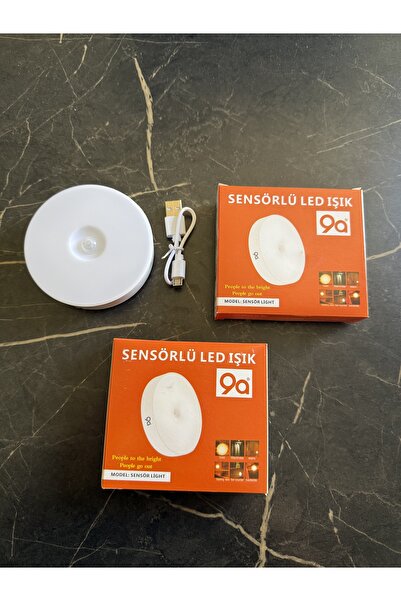 Two Two 2adet- Hareket Sensörlü Led Lamba Işık Ev Aydınlatma-koridor dolap mutfak -otomatik aydınlatıcı