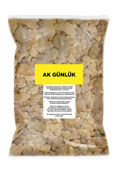 BY ORGANİK Ak Günlük Sakızı 50 gr ( Elenmiş )