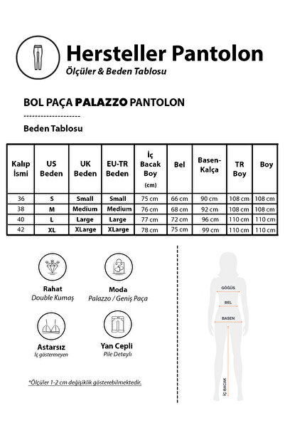 Hersteller Wide Leg High Waist Beige Palazzo Trousers