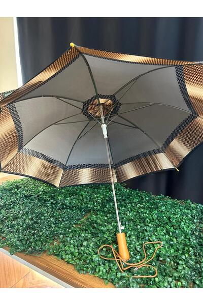 Genel Markalar Snotline Kadın Uzun Baston Şemsiye Desenli Gri 14l