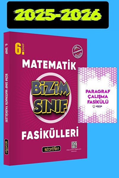 Startfen 6. Sınıf Matematik Bizim Sınıf Etkinlikli Soru Bankası