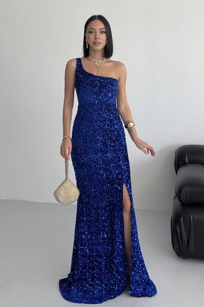 ALFUDO Moda Collection Trend Velvet Sequin Dress Saks