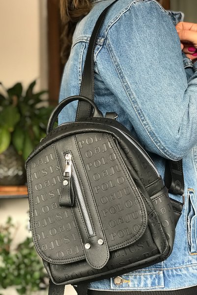 Just Polo Multi-Compartment Lined Adjustable Strap Women's Backpack 4058-gd