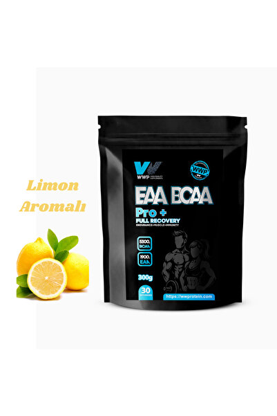 WWP EAA BCAA Pro+ Full Recovery 300GR - Limon Aromalı (Dayanıklılık, Kas, Bağ...