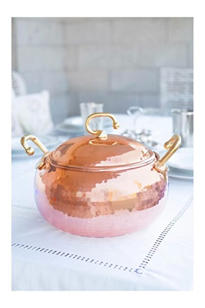 Bakır Concept Copper Pot Set Chubby Model