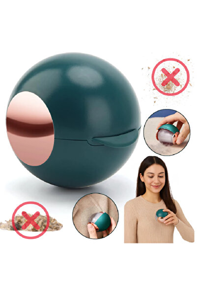 OEM Portable Lint and Hair Remover Roller, Silicone, Reusable, Washable, Green