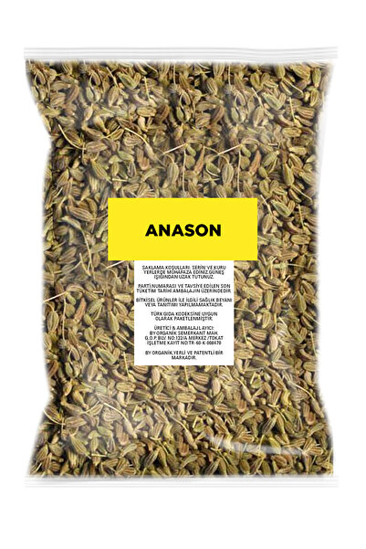 BY ORGANİK Anason Tohumu Çayı 100 gr ( Elenmiş )
