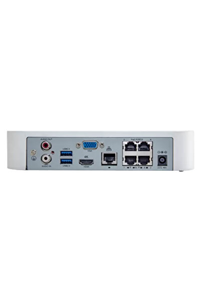 Uniview NVR seria Easy, 4 canale 8MP + 4 porturi PoE lungi, H.265 Ultra - UNV NVR301-04LS3-P4