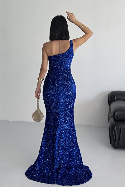 ALFUDO Moda Collection Trend Velvet Sequin Dress Saks