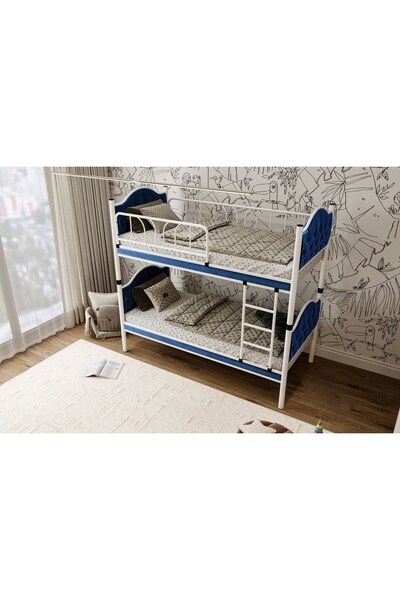 ARGİMO Melis Çift Katlı Metal Ranza Ve Karyola 90x200