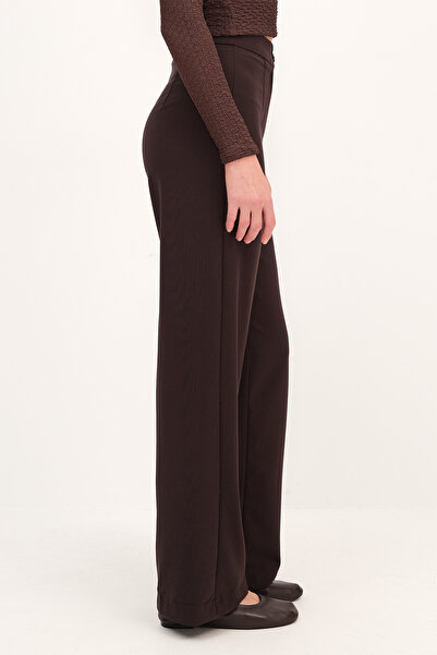 Addax Yüksek Bel Wide Leg Pantolon Pn8130 - Dk14