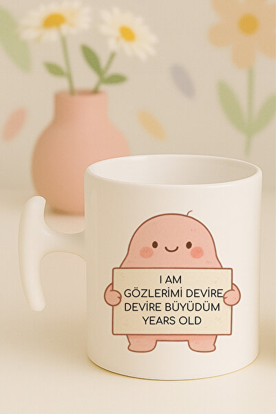 Witchy Co I Am Gözlerimi Devire Devire Büyüdüm Years Old Yazılı Komik Kupa Ba...