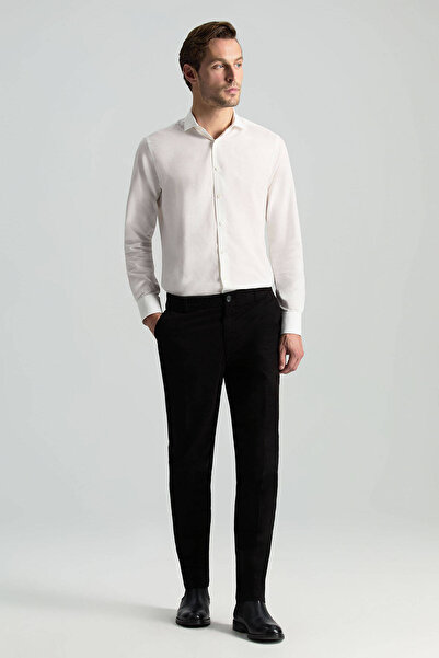 Hemington Pamuklu Siyah Regular Fit Chino Pantolon