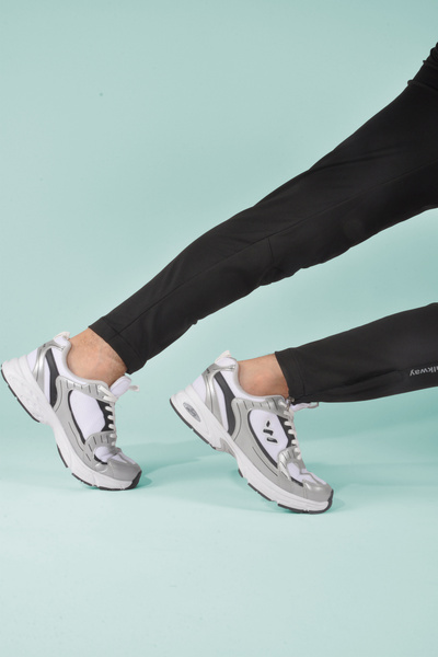 WALKWAY Біло-чорні унісекс спортивні кросівки Run G