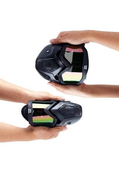 All Masca de Protectie cu Ochelari Detasabili, cu destinatie Moto, ATV, SSV, QUAD