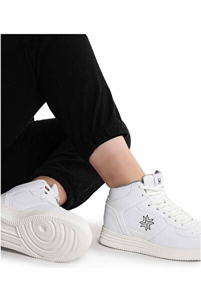 BUCKHEAD Base Mid Unisex Günlük Spor Ayakkabı BUCK4197BEYAZ