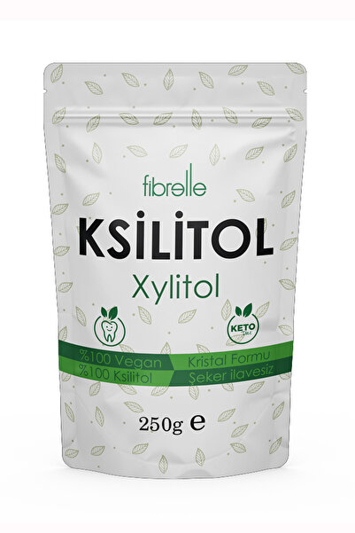 Fibrelle Ksilitol 250 G 1 Paket Keto /ketojenik / Vegan Diyete Uygundur.