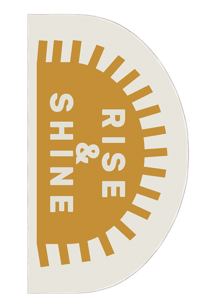 Homefesto سجادة حمام ديكورية رفيعة وحديثة قابلة للغسل مع قاعدة مضادة للانزلاق / 60x100 سم