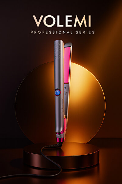 VOLEMİ Vm-004 Professional Ceramic Narrow Plate Hair Straightener Fast Heatin...