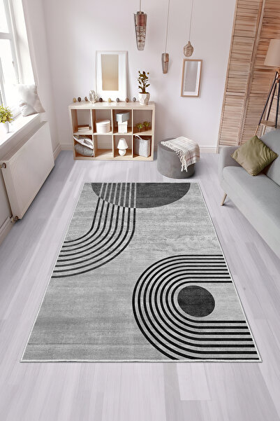 Homefesto Özel Tasarım, Kaymaz Taban, İnce, Yıkanabilir, Dekoratif Modern Hal...