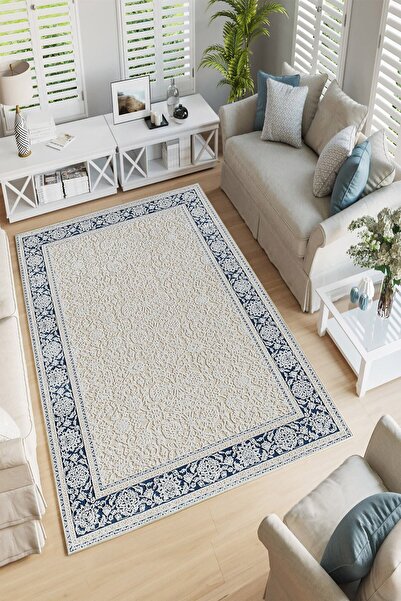 Homefesto Leke Tutmaz Yıkanabilir Modern Trend Oda Halısı 800 gr Çevre Dostu Dekoratif Kaydırmaz Halı