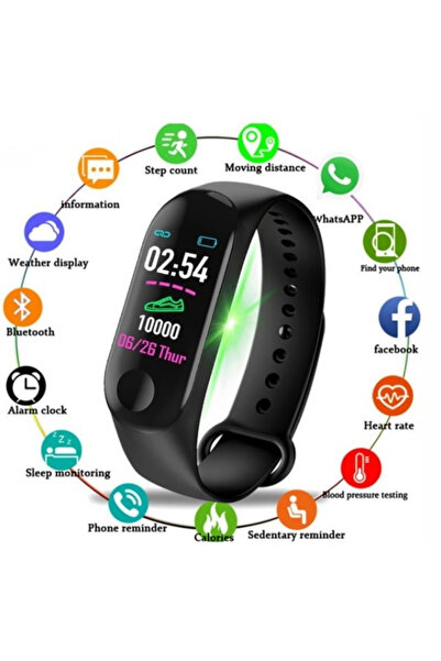 TEHNOSHOP Smart fitness bracelet, heart rate, sleep, notifications