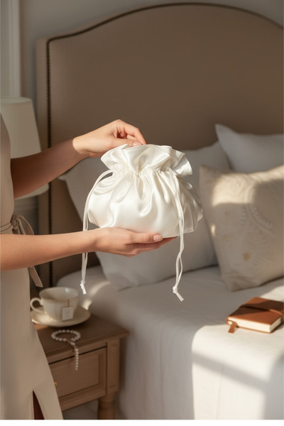 Bukosh Gelin Takı Para Kesesi Düz