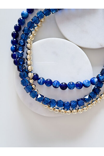 CHARMLUCKY BONCUK-TOPÇUK 3LÜ KOLYE