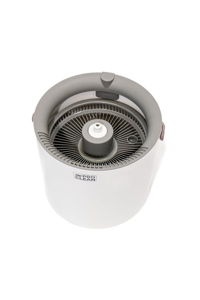Pro Clean Official Set mop rotativ Pro Clean N11 PLUS cu galeata centrifuga 7.5L + 2 rezerve din microfibra