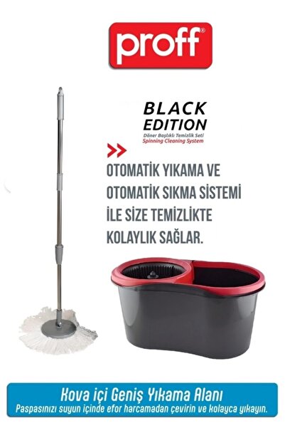 FLODEX Proff Temizlik Seti Black Mop Seti 141123