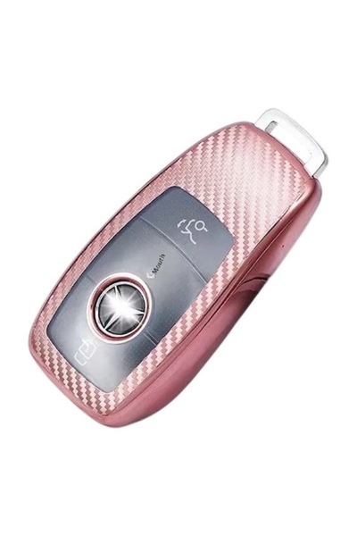 OEM Mercedes Benz Key Cover - Pink Carbon