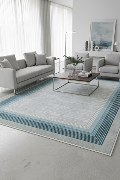 Rose'n Home Arte M133-03 Modern Çerçeveli Dekoratif Dokuma Halı