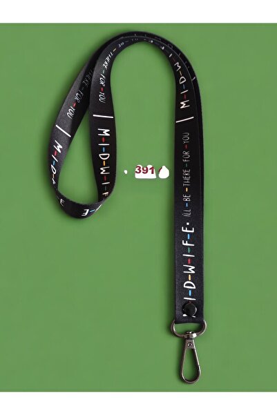 Staffy Midwife Temalı Boyun Askı İpi