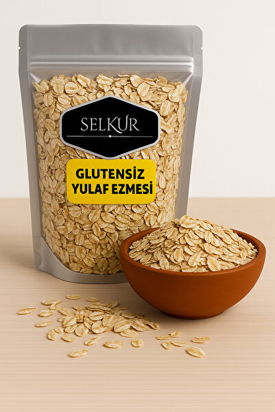SELKUR Yulaf Ezmesi(SOYULMUŞ) 1KG(2x500GR GLUTENSİZ SERTİFİKALI-YÜKSEK KALİTE...