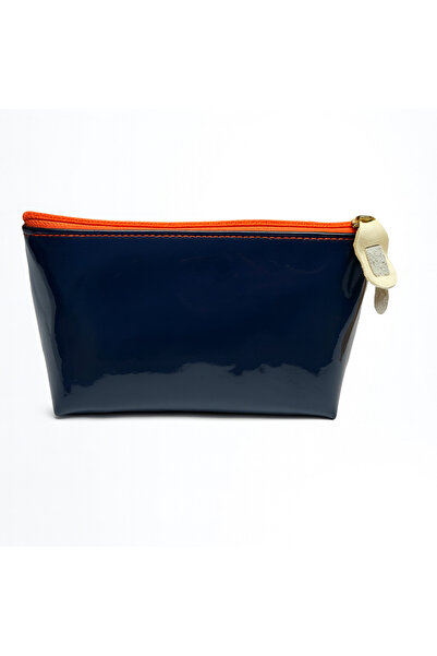 HBS Transparent dark blue Triangle Makeup Bag