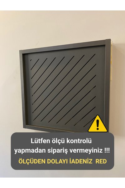 ötay Sliding Electrical Panel Organizer Wall Organizer Wooden Decorative Anthracite Box Side Drawer