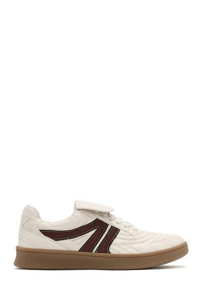 Derimod Tenis de damă bej cu șireturi 25SFD 430618